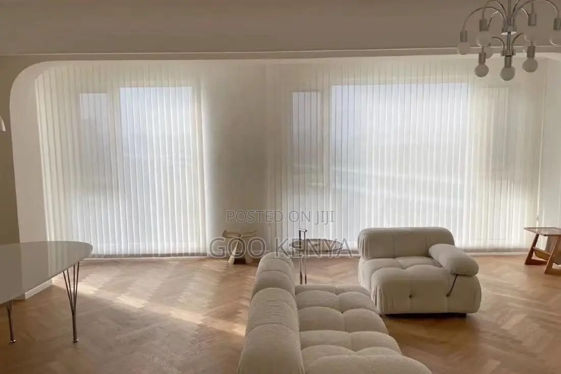 Home Curtains; Manual Sunscreen Fabric Vertical Blinds For Windows