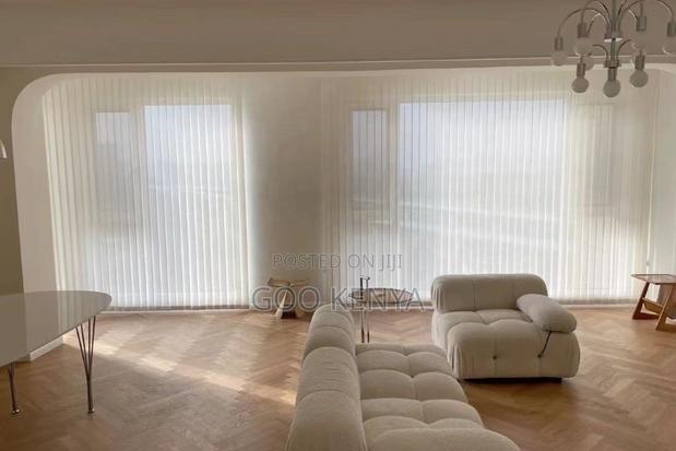 Home Curtains; Manual Sunscreen Fabric Vertical Blinds For Windows - thumbnail 3