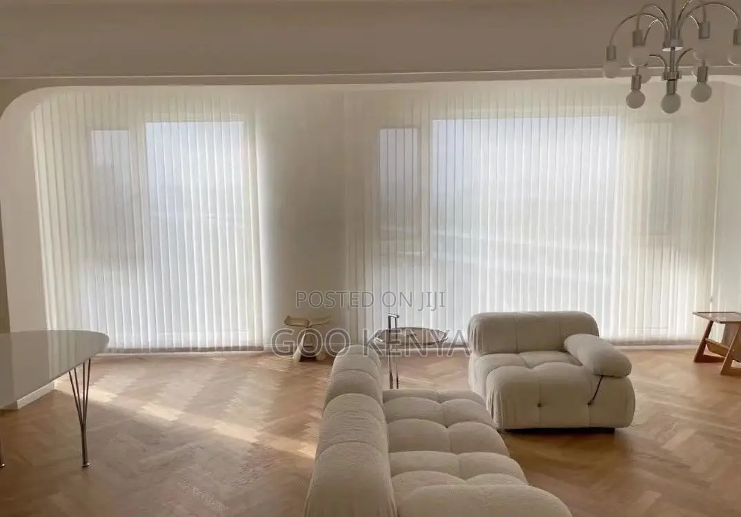 Home Curtains; Manual Sunscreen Fabric Vertical Blinds For Windows