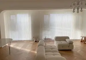Home Curtains; Manual Sunscreen Fabric Vertical Blinds For Windows
