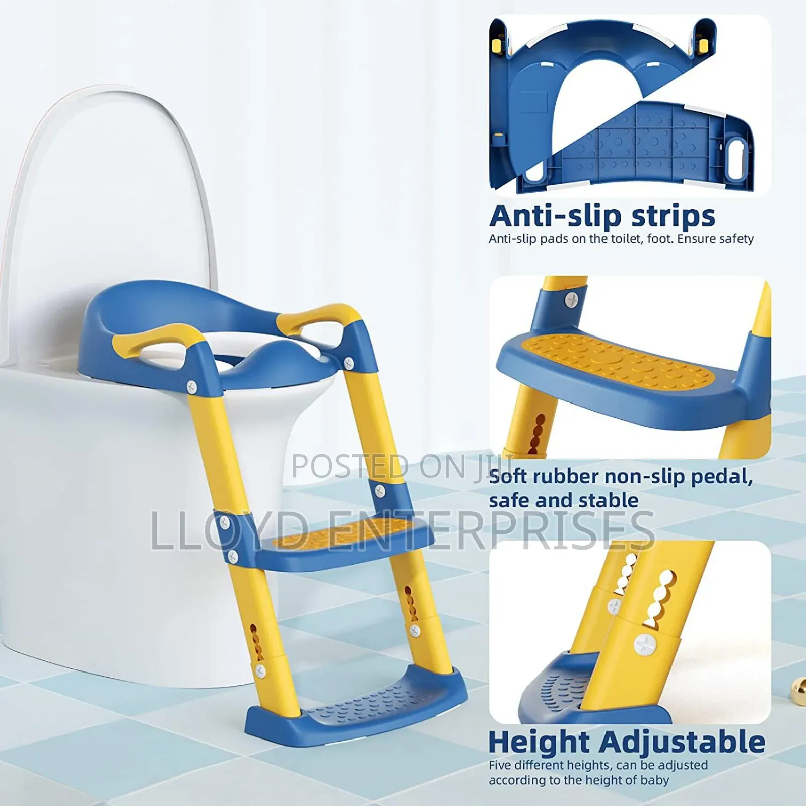 Non Slip Kids Toilet Ladder