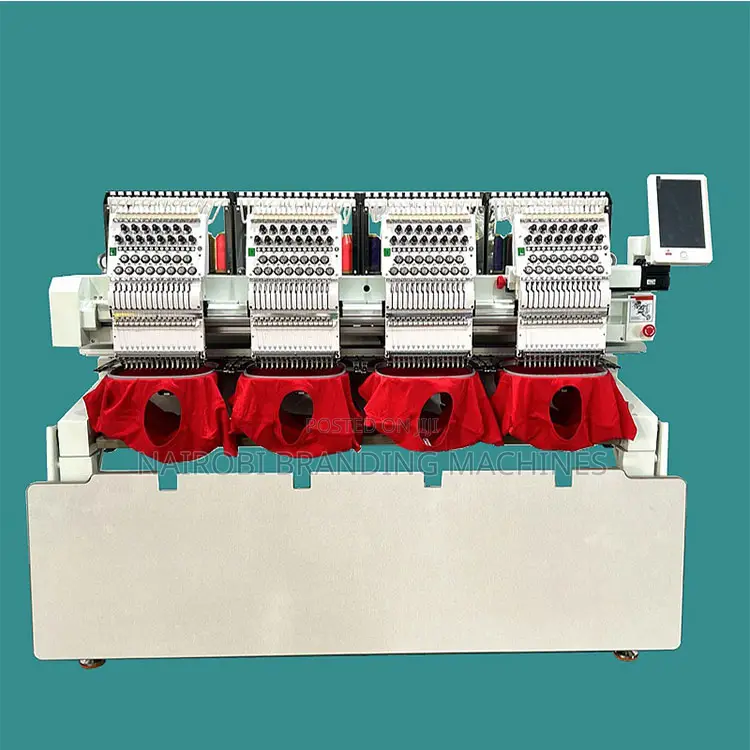 Multifunctional 12/15 Needles 4 Heads Computerized Embroidery Machine