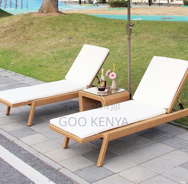Home Lounge Chair; Heavy-Duty Outdoor Sun Lounger and Beach Chair