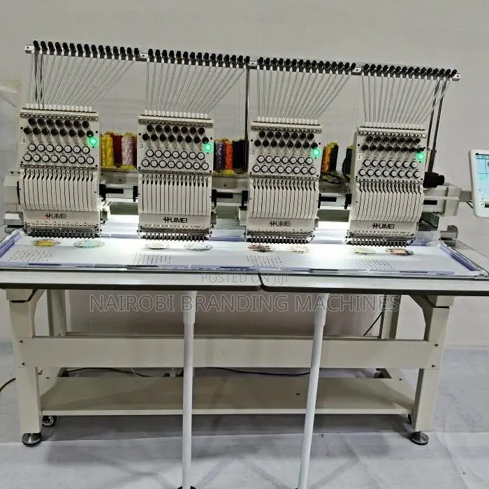 4-Head Embroidery Machine for Shirts Caps Logo