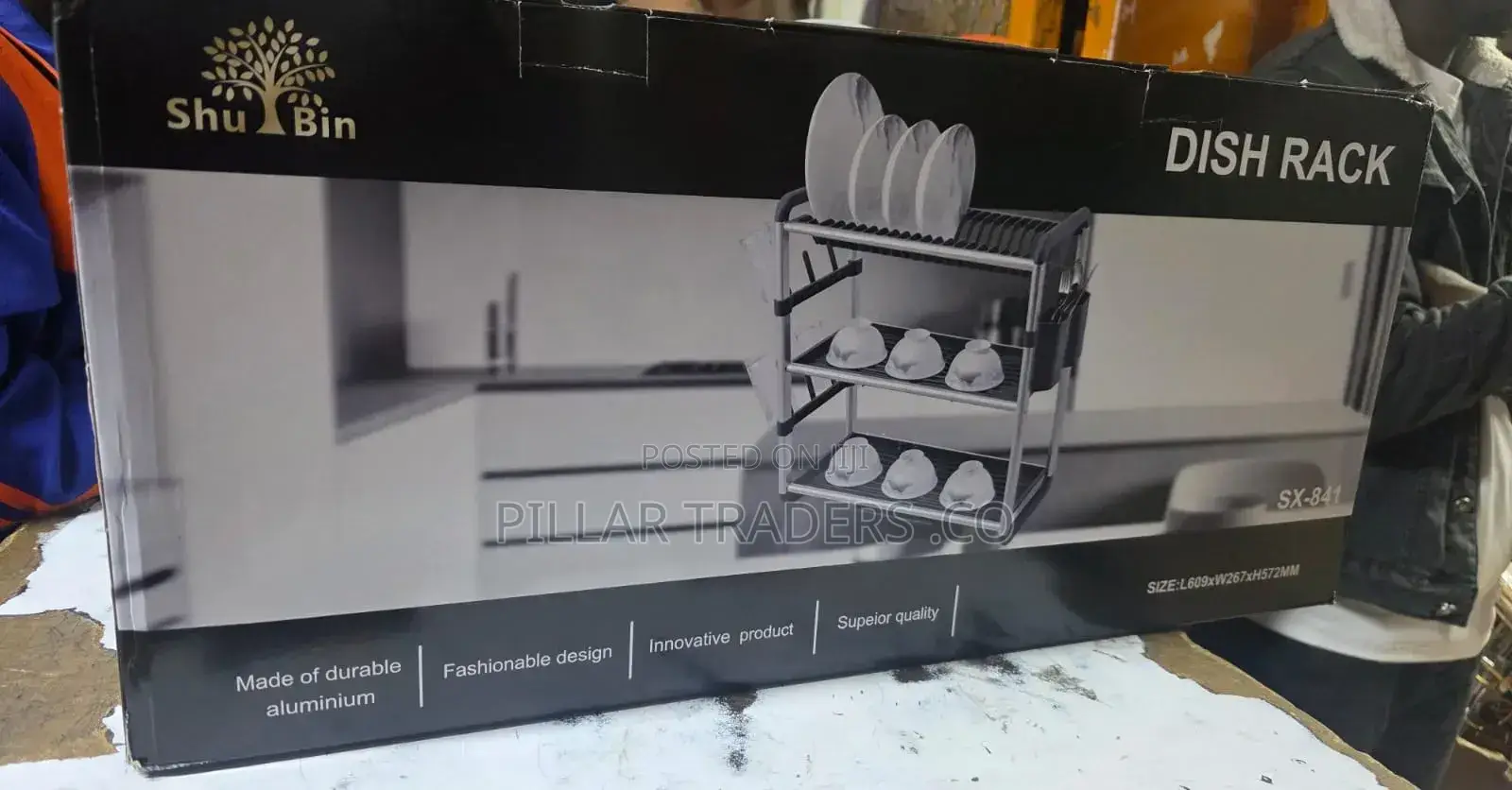 3 Layer Stainless Steel Heavy 
Dishrack