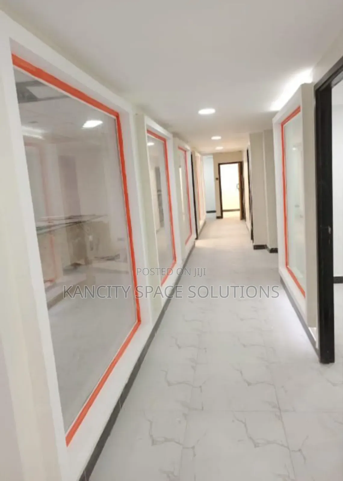 Office Drywall/Gypsum and Tempered Glass Partitioning