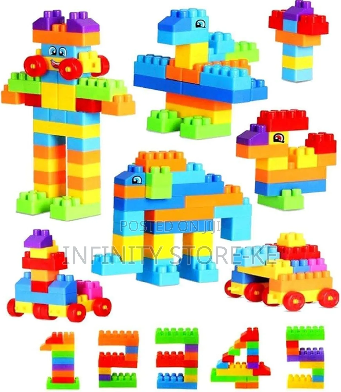 120 Pieces Kids Stacking Blocks