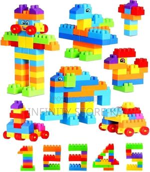 120 Pieces Kids Stacking Blocks - thumbnail 2