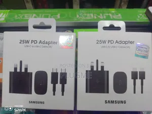 Samsung Fast Charger 25w Pd Adapter With a Usb-C to Usb-C Cable