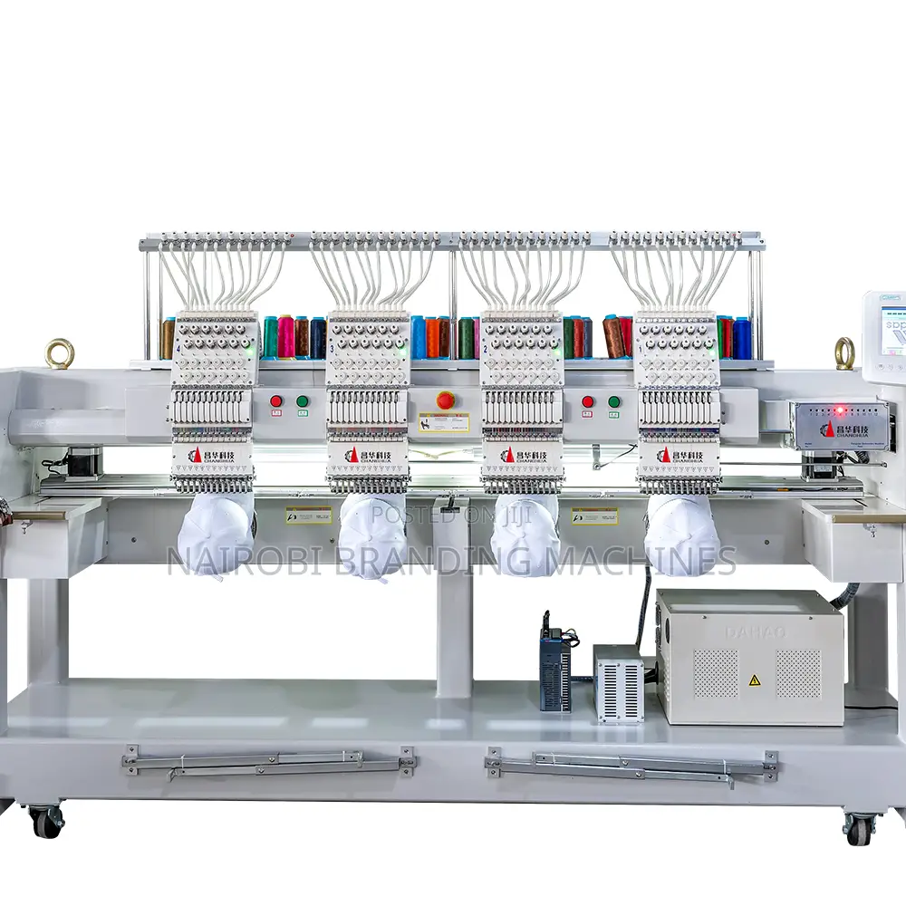 4 Head Embroidery Machine Prices Cap/T-Shirt/Flat Embroidery
