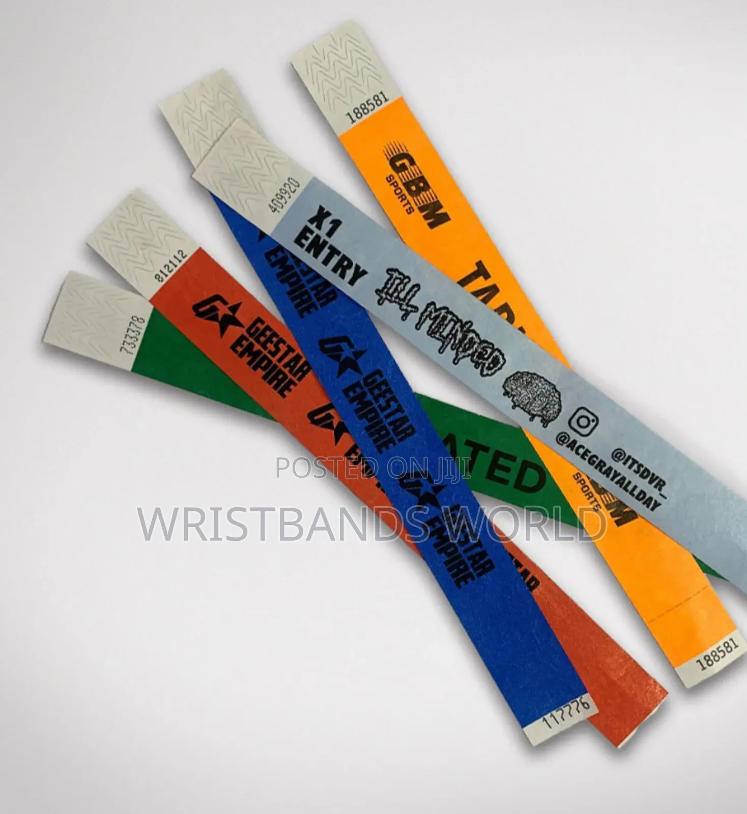 Tvyek High-Security Event Wristbands