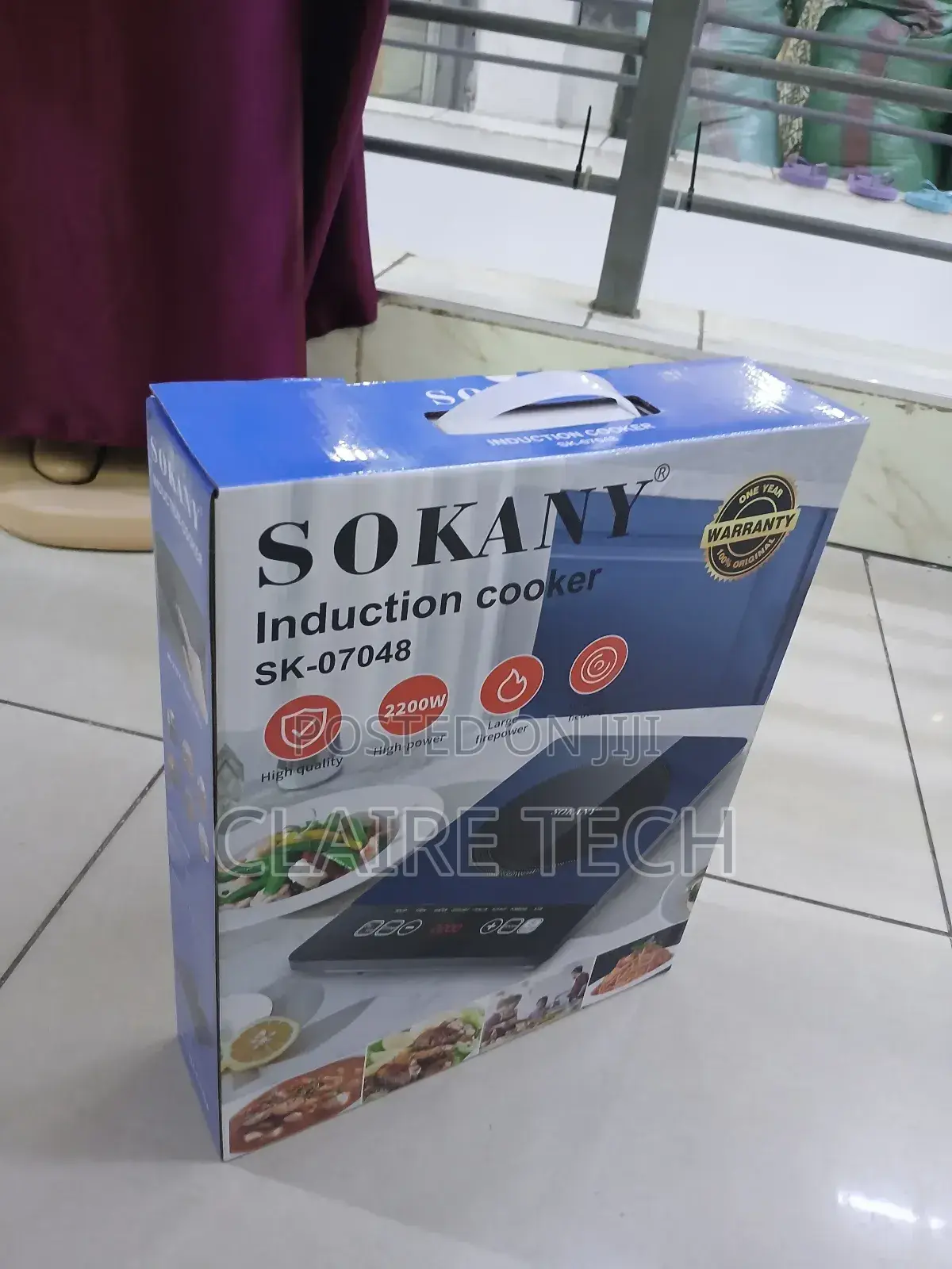 Sokany Hot Sale 2200w Electric Induction Hob Cooker Portable