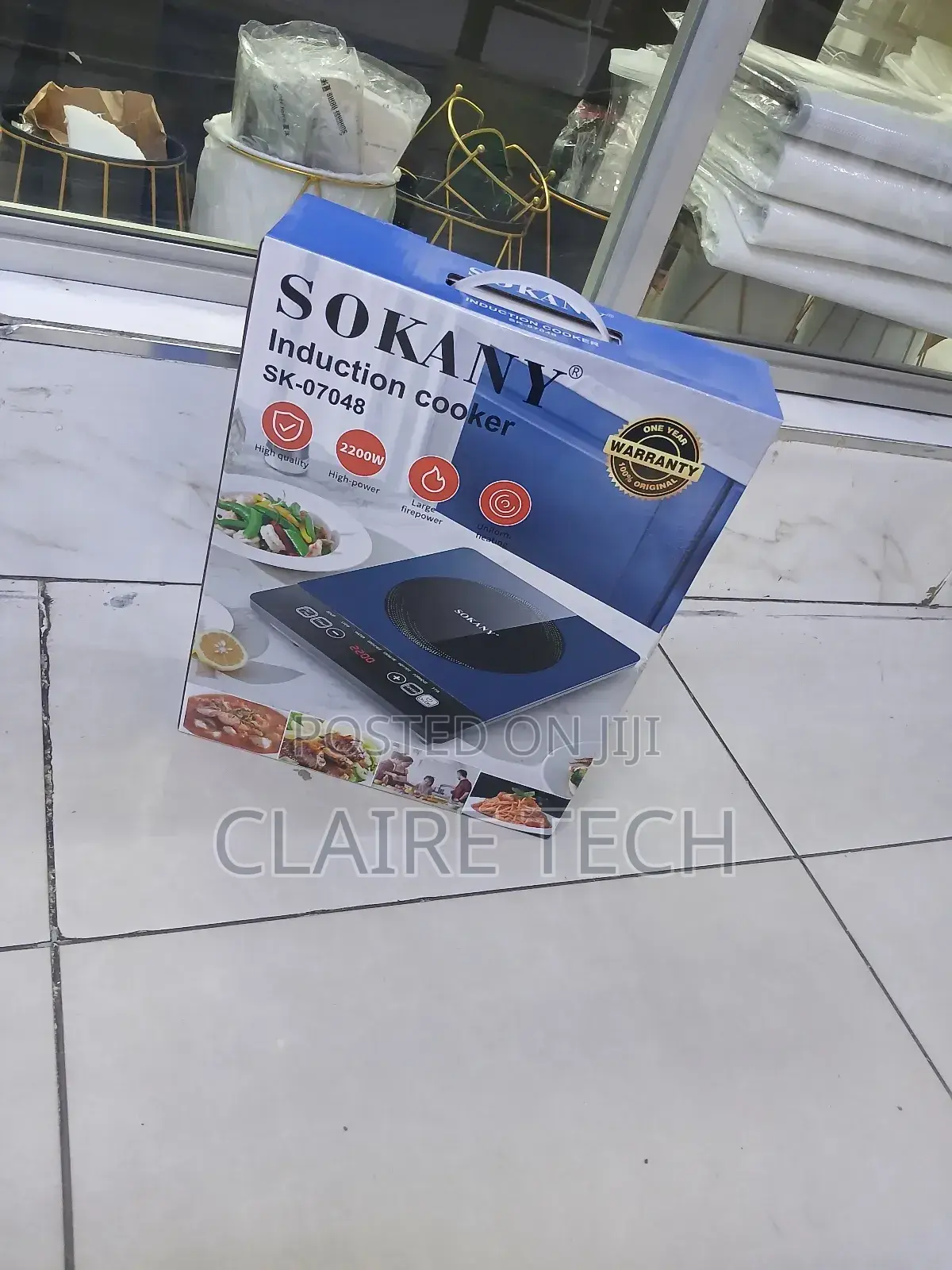 Sokany Portable Induction Cooktop Hot Plate 2200 Watts Induction