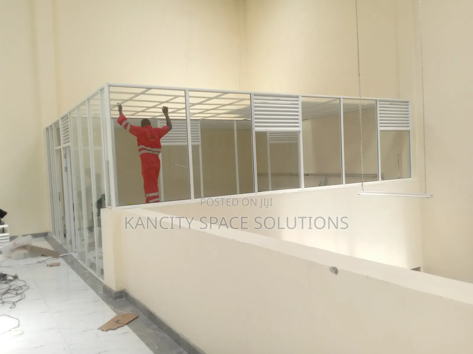 Fibre Mineral Acoustic Ceiling Installation