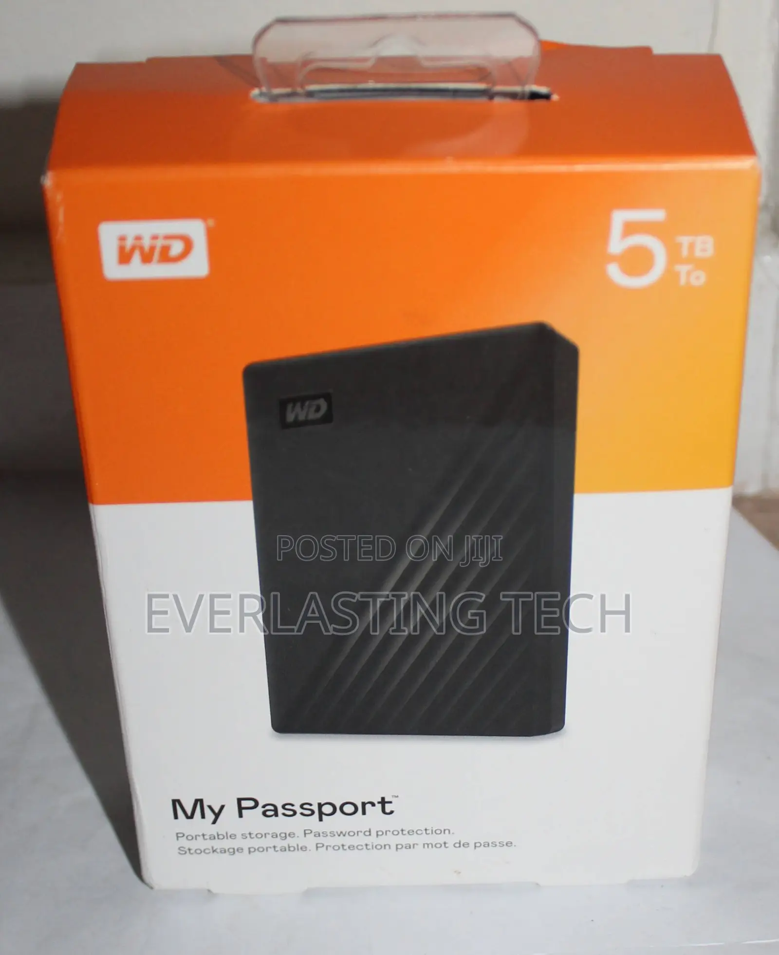 Wd 5tb My Passport Portable External Hard Drive