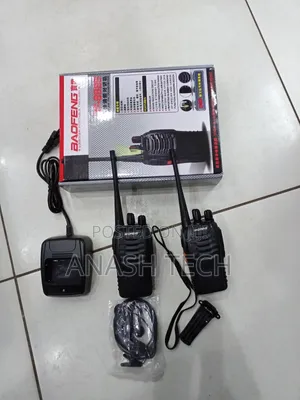 Baofeng Bf-888s Compact 2- Way 16ch Walkie Talkie With Battery Pack