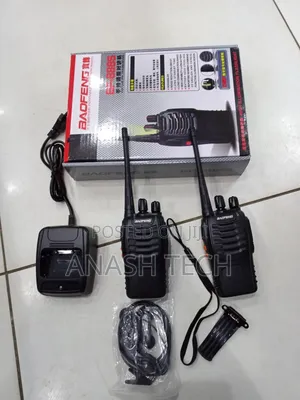 Baofeng Bf-888s Compact 2- Way 16ch Walkie Talkie With Battery Pack