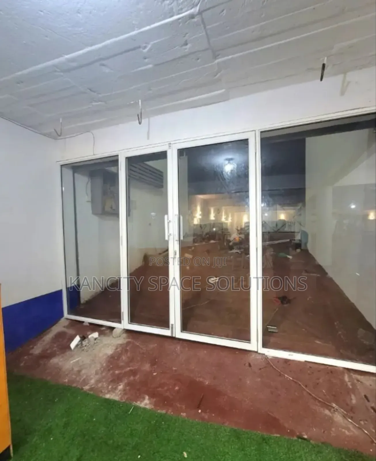 Double Aluminum Standard Swing Doors