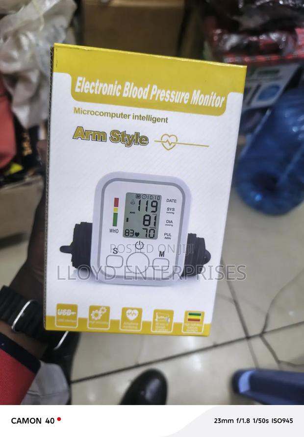 Electronic Blood Pressure Monitor - main view