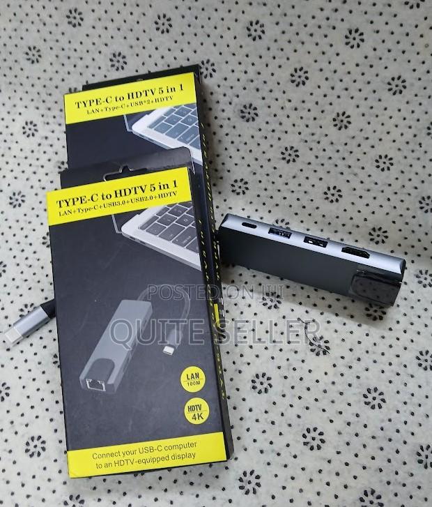 Compatible Type C to HDTV 8 in 1 Adapter Hdmi