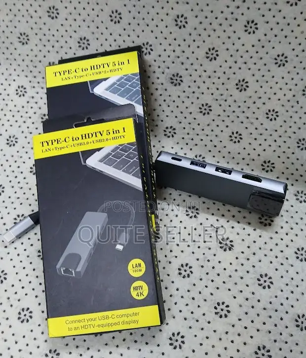 Compatible Type C to HDTV 8 in 1 Adapter Hdmi