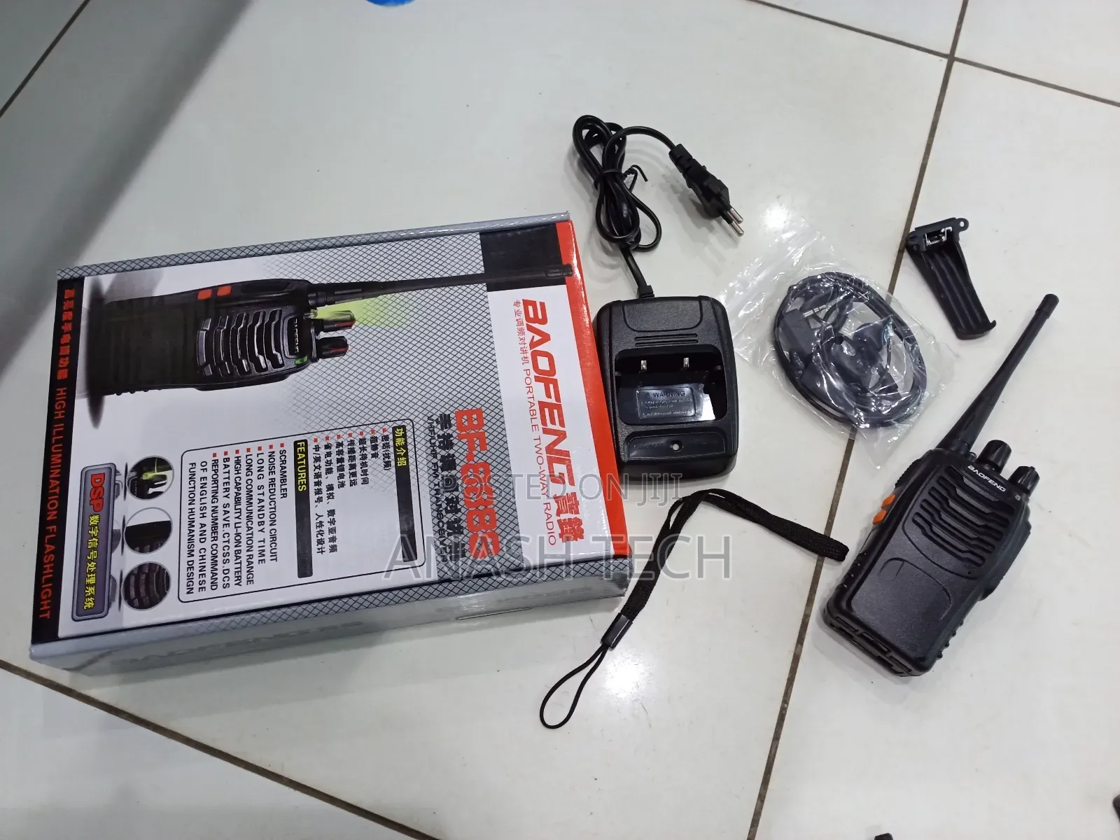 Bf-888s Baofeng 5km Range Handheld Rechargeable 16ch Walkie Talkie