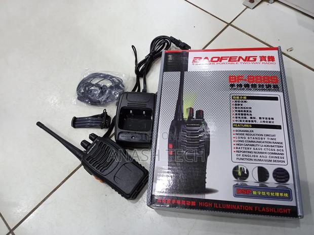 Baofeng Bf-888s Long Range 2-Way Radio With 16 Channels for Security