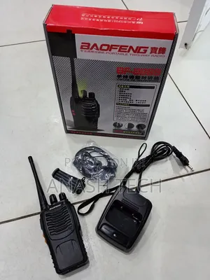Baofeng Bf-888s Long Range 2-Way Radio With 16 Channels for Security