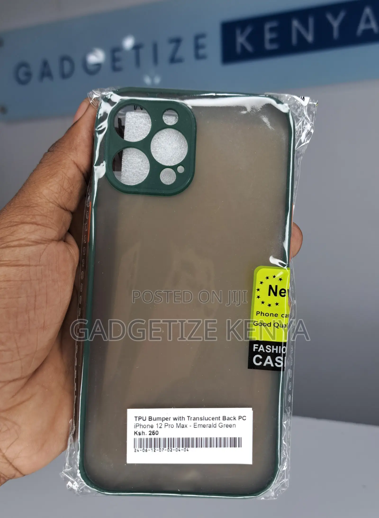iPhone 12 Pro Max Tpu Bumper With Translucent Back Pc Case