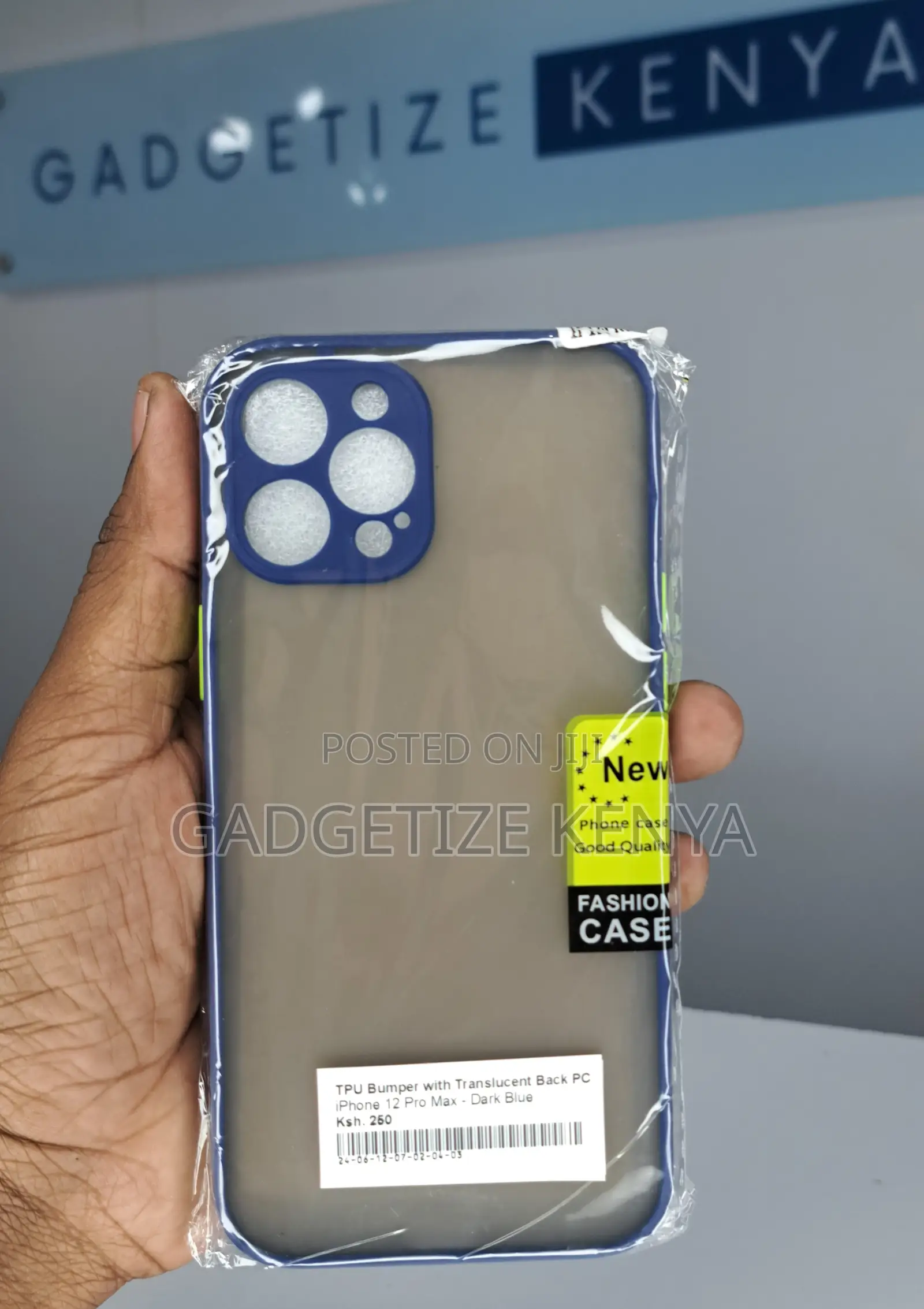 iPhone 12 Pro Max Tpu Bumper With Translucent Back Pc Case
