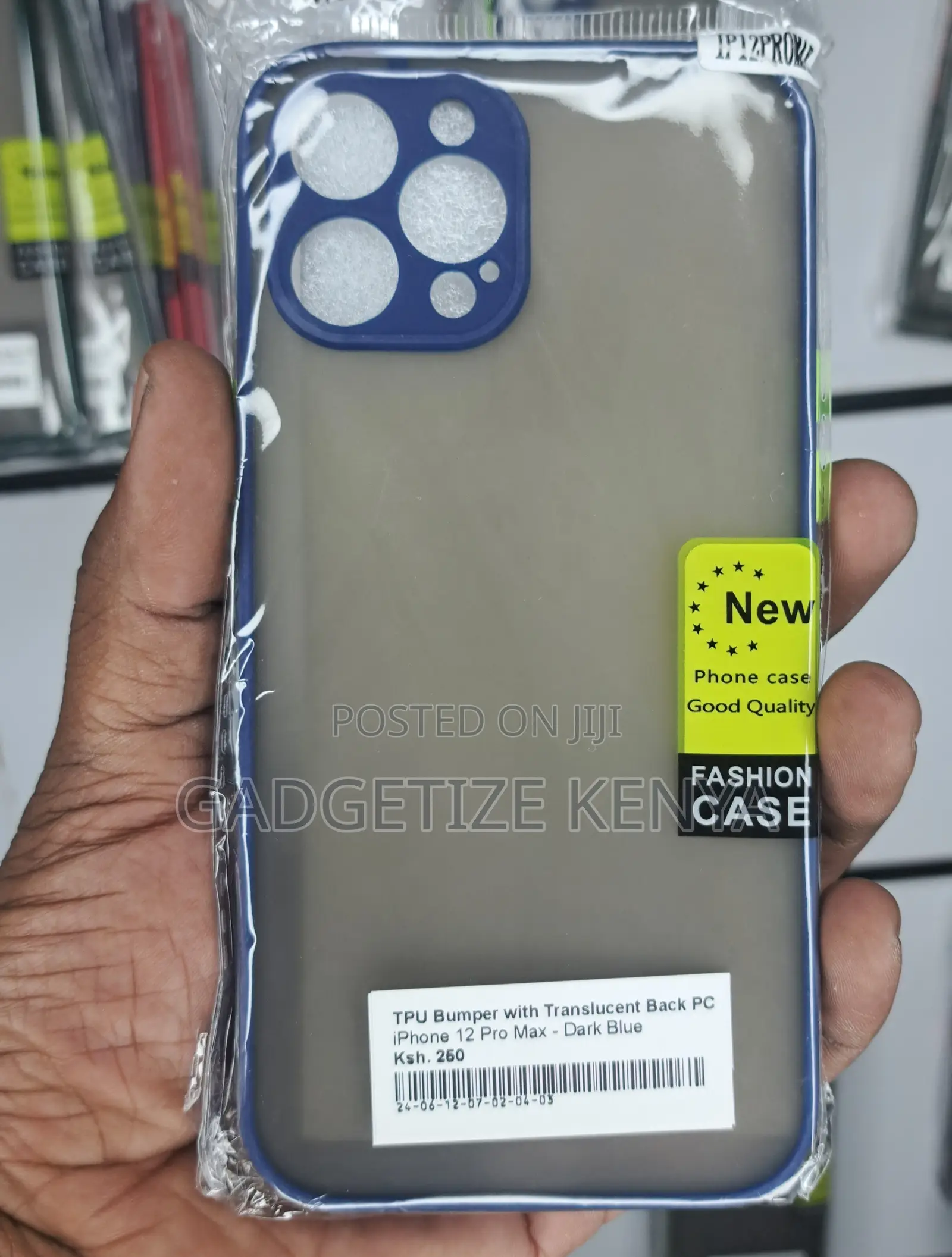 iPhone 12 Pro Max Tpu Bumper With Translucent Back Pc Case