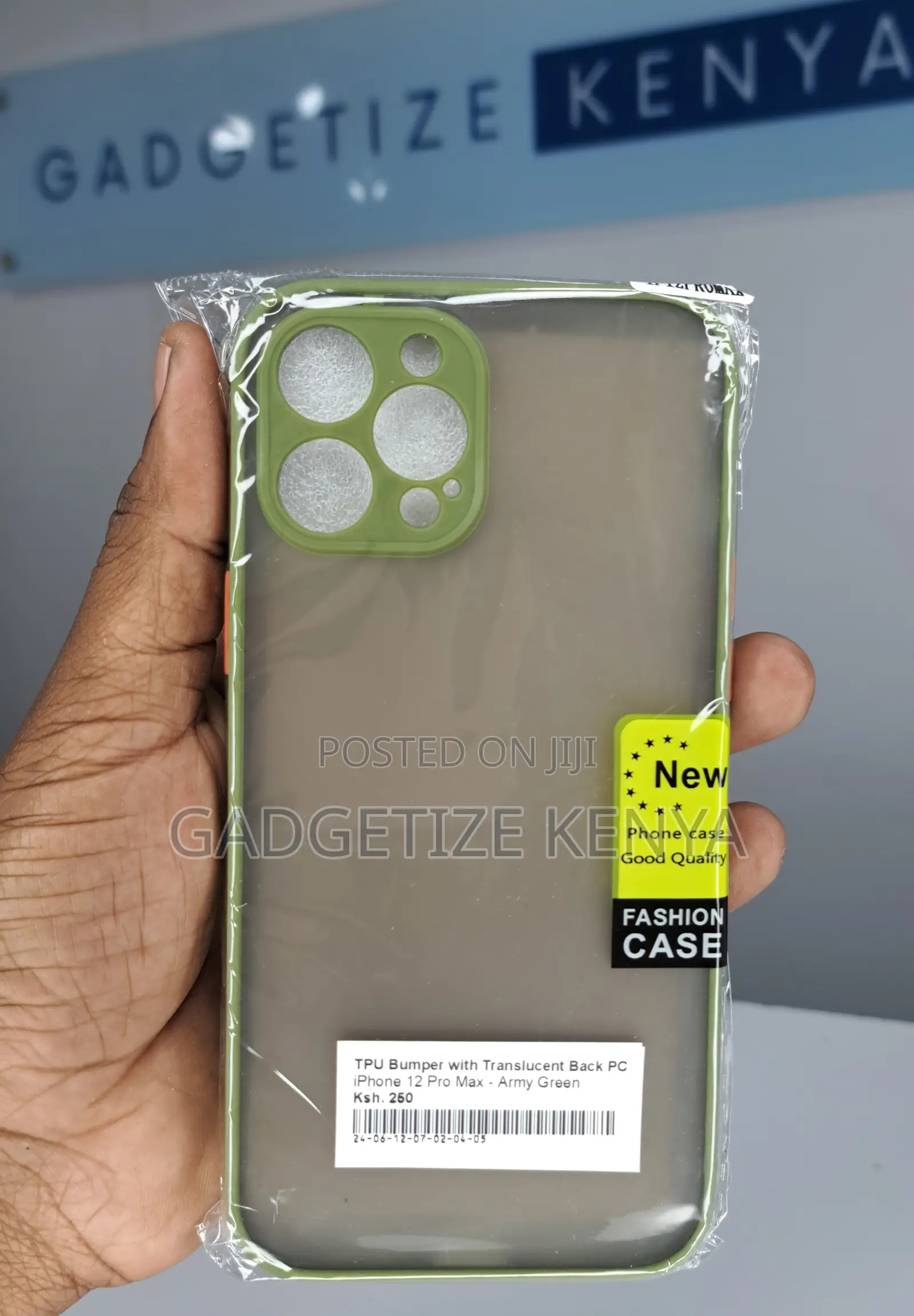 iPhone 12 Pro Max Tpu Bumper With Translucent Back Pc Case