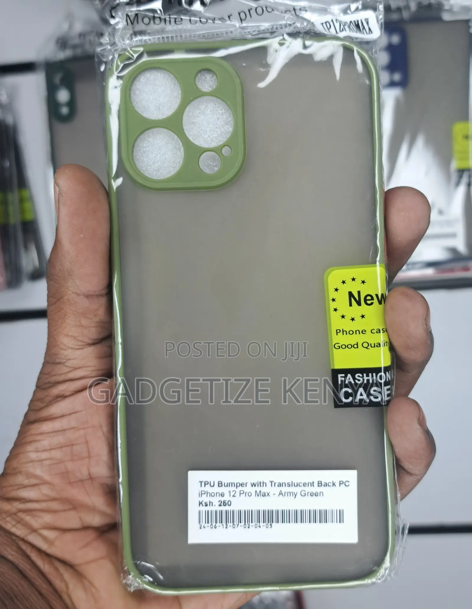iPhone 12 Pro Max Tpu Bumper With Translucent Back Pc Case