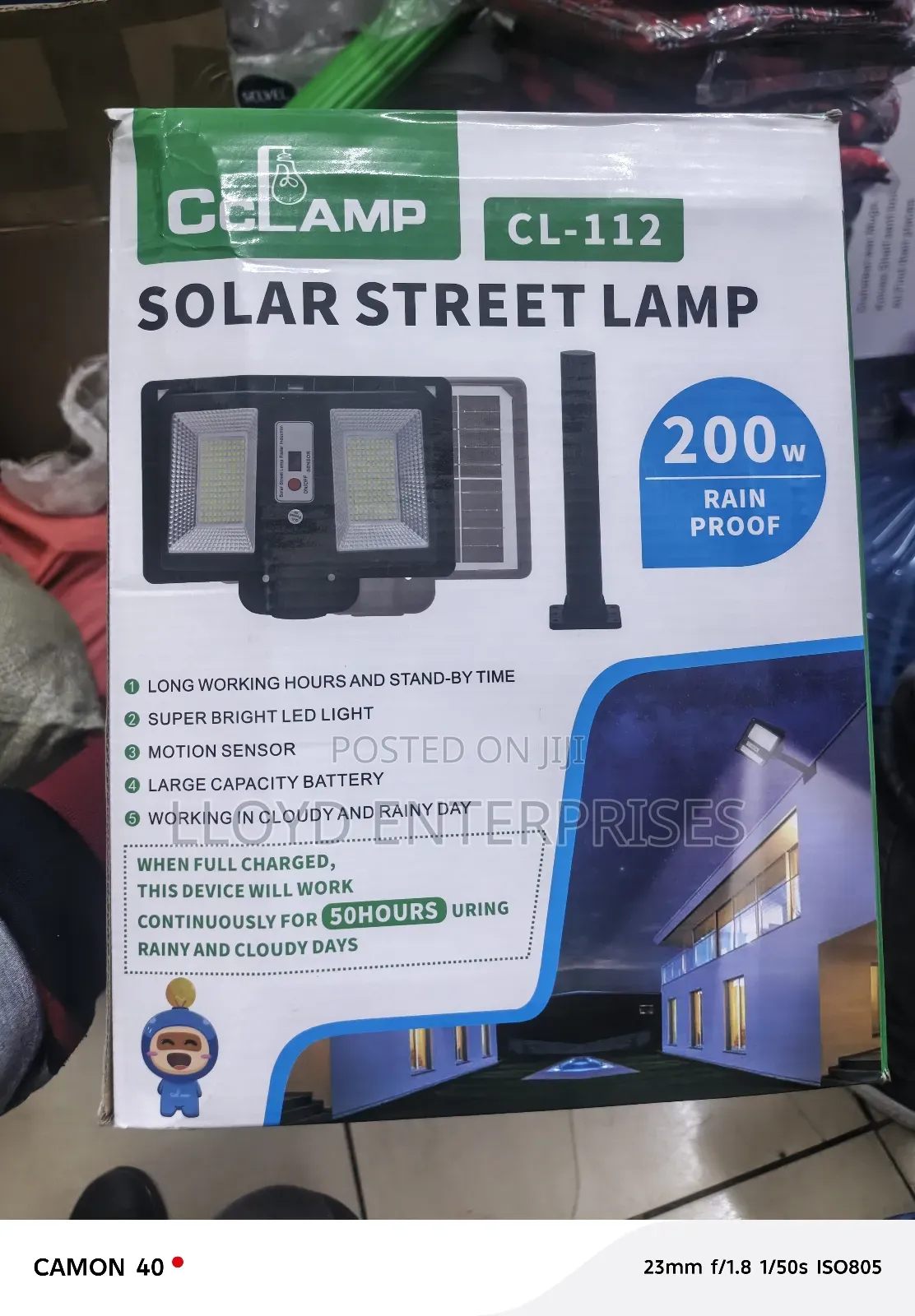200 Watts Solar Street Lamp