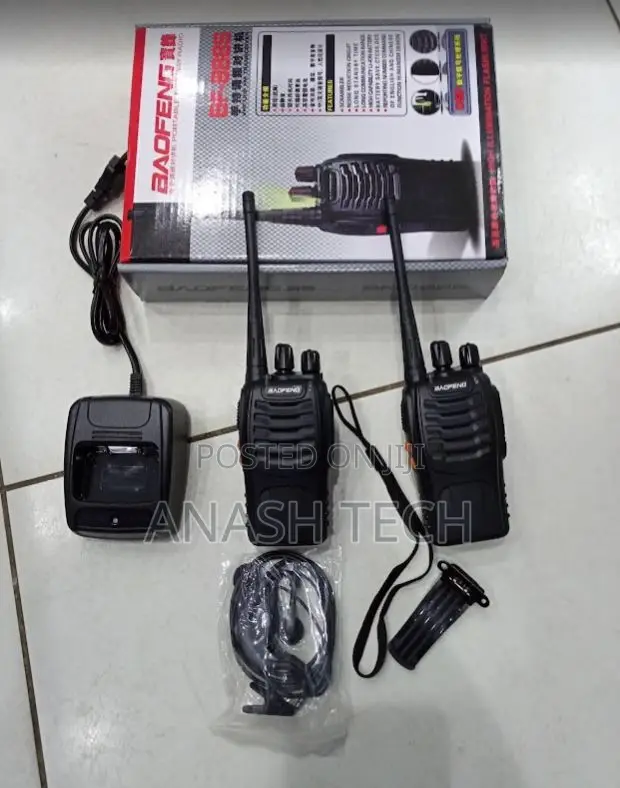 Baofeng Bf 888s Wireless Long Range Talkie-Walkie Upto 3 Km