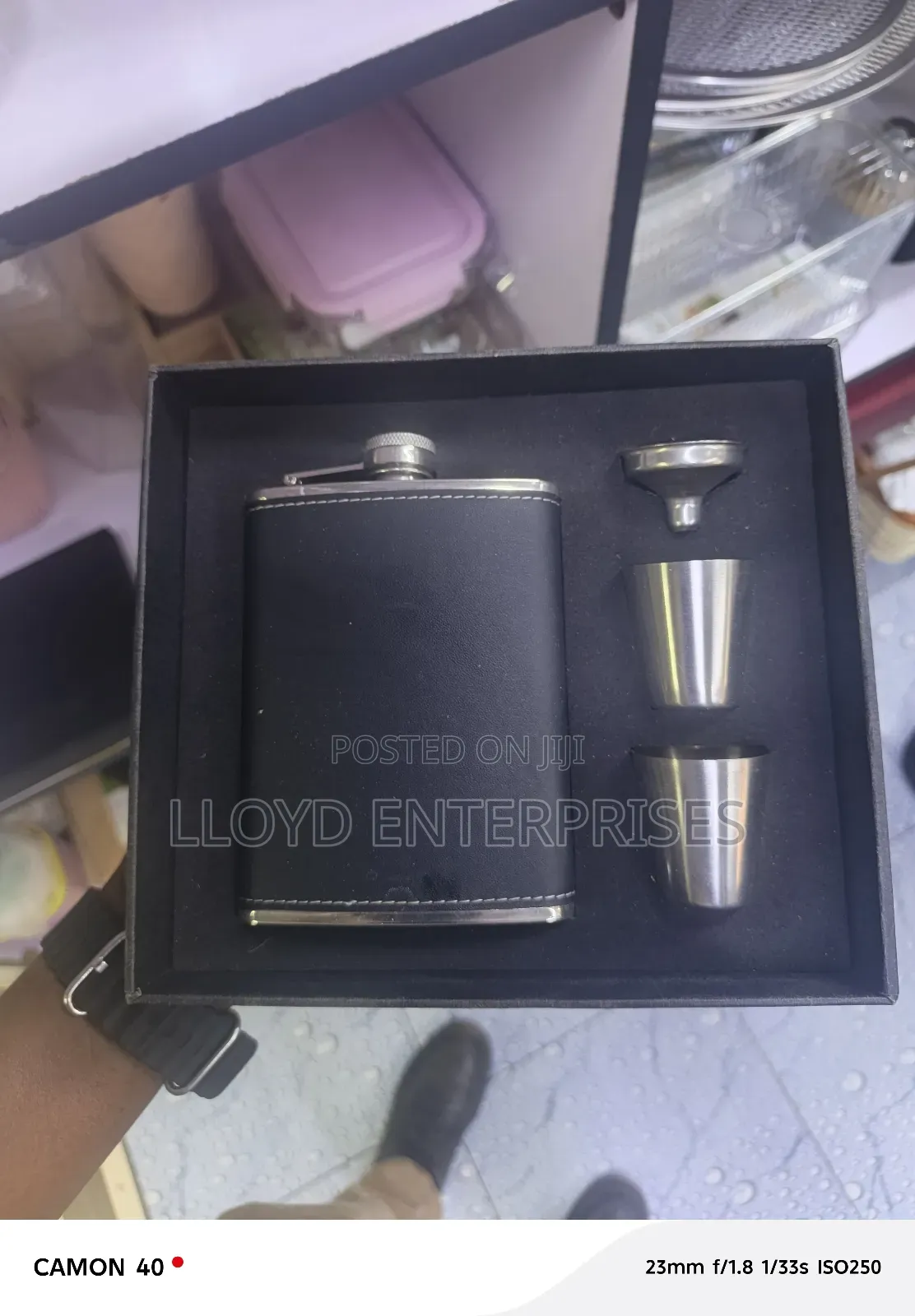 Black Hip Whisky Bottle