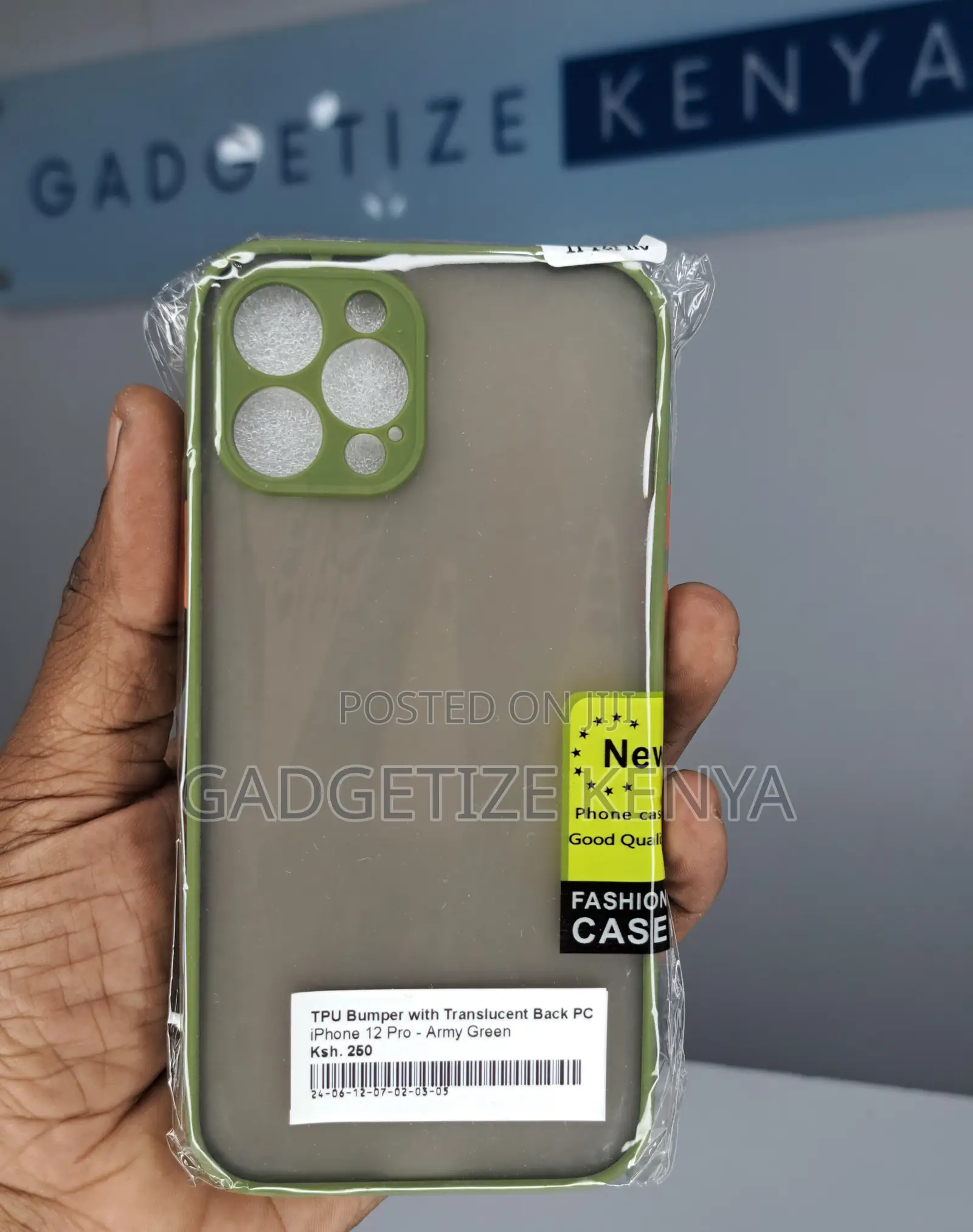 iPhone 12 Pro Tpu Bumper With Translucent Back Pc Case
