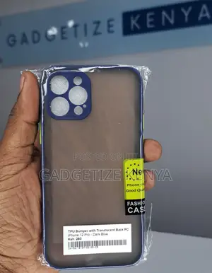 iPhone 12 Pro Tpu Bumper With Translucent Back Pc Case
