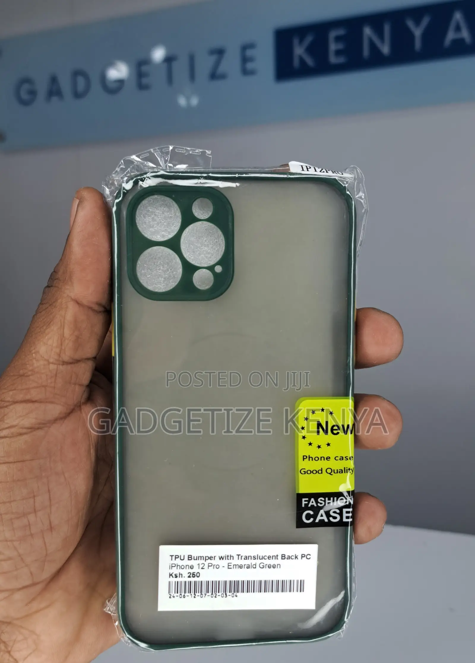 iPhone 12 Pro Tpu Bumper With Translucent Back Pc Case