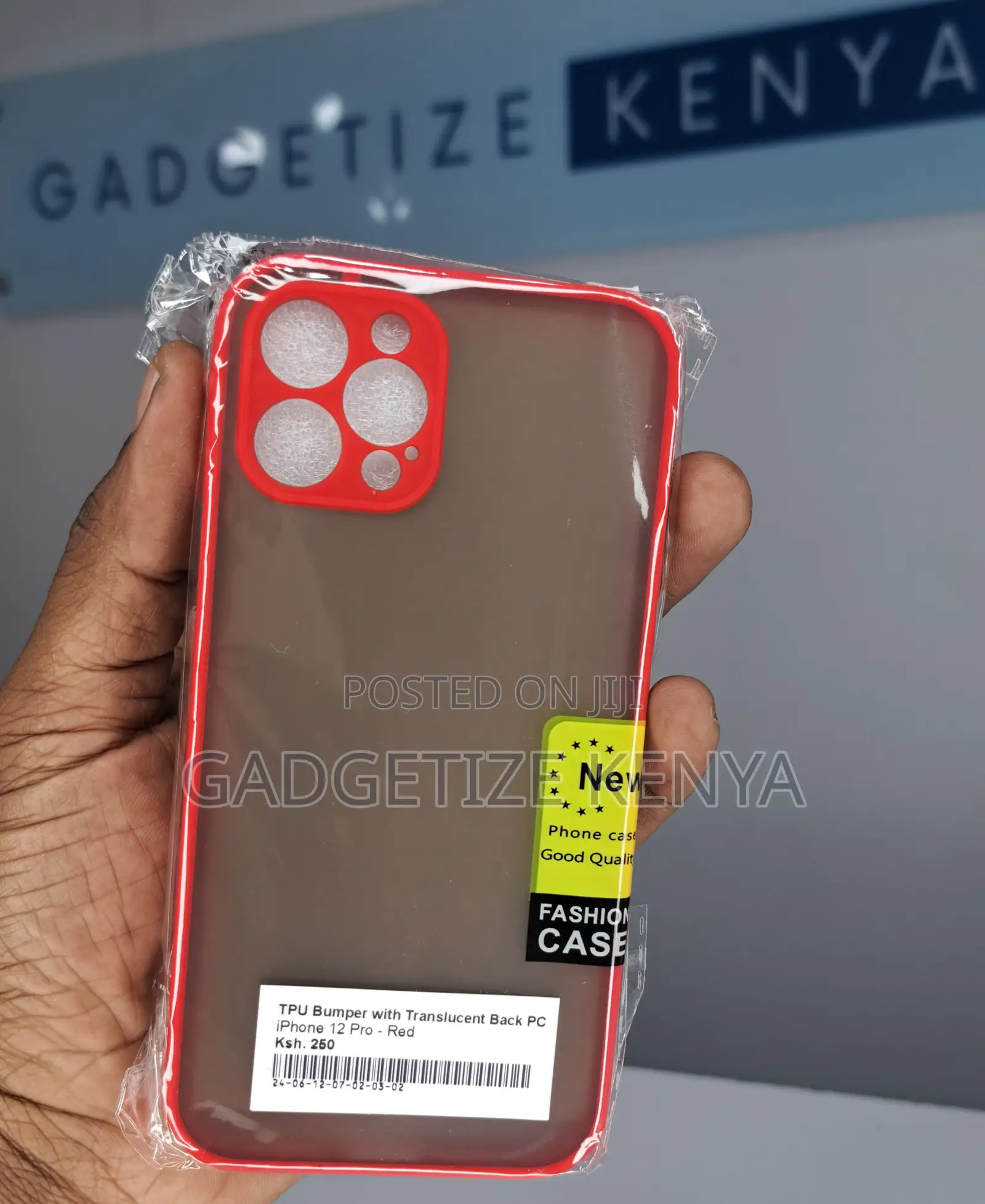 iPhone 12 Pro Tpu Bumper With Translucent Back Pc Case