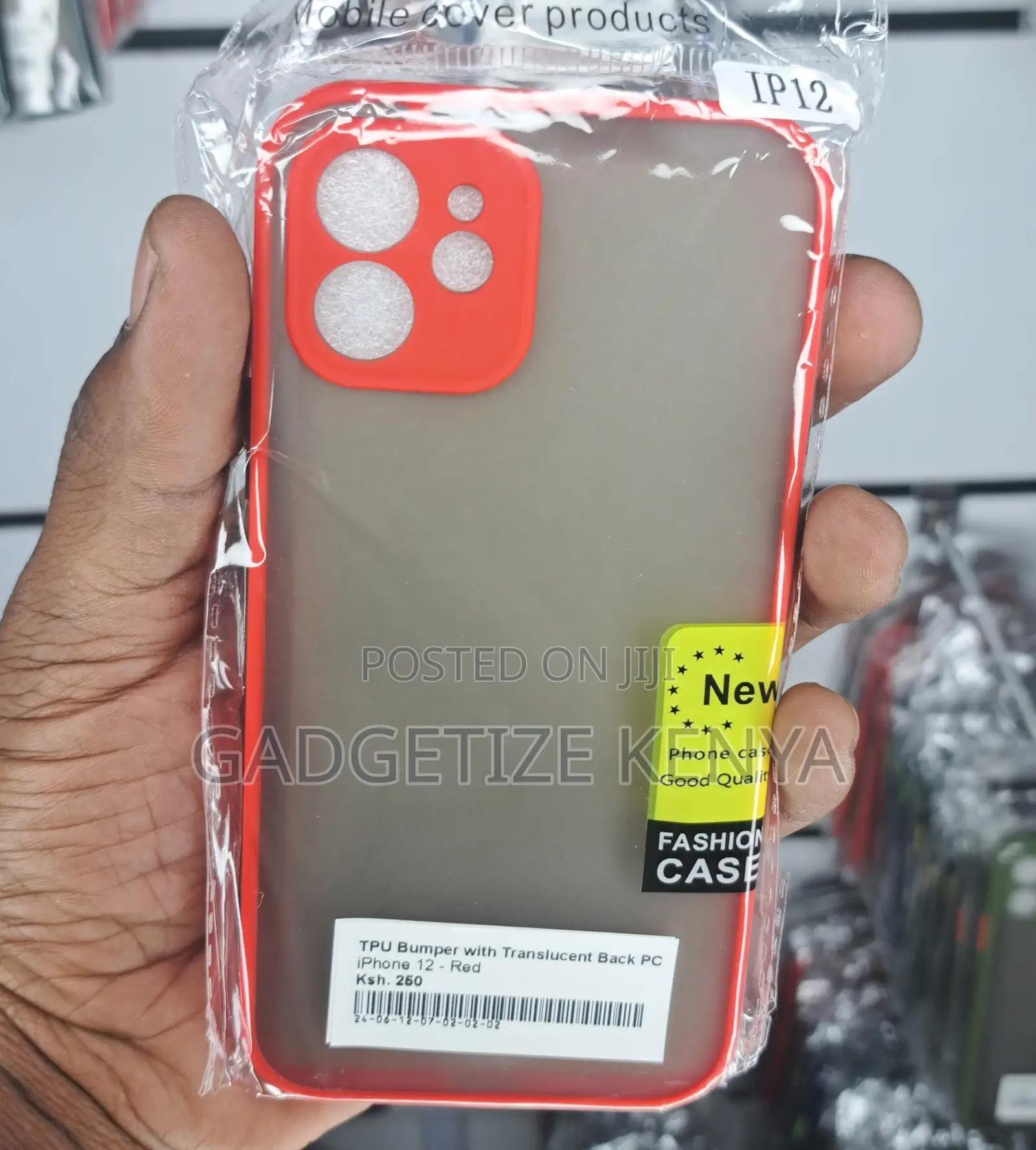 Tpu Bumper With Translucent Back Pc Case for iPhone 12