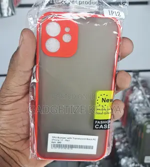 Tpu Bumper With Translucent Back Pc Case for iPhone 12