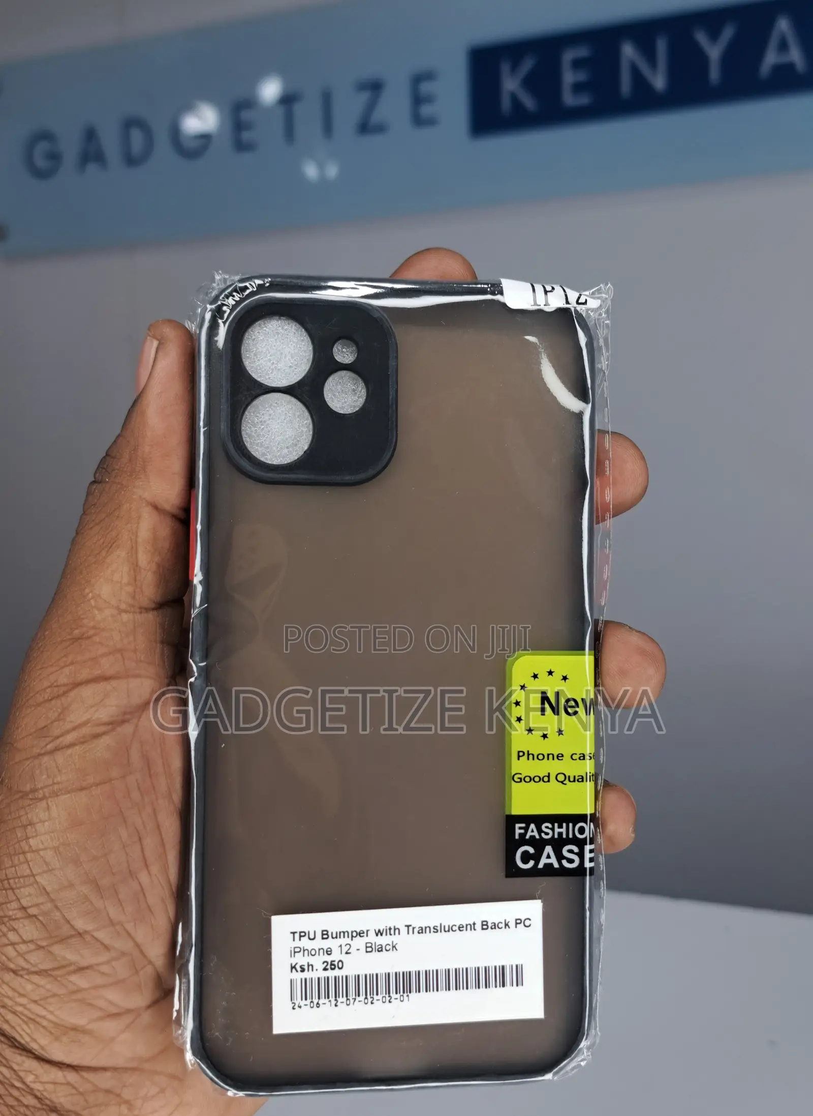 Tpu Bumper With Translucent Back Pc Case for iPhone 12