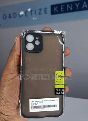 Tpu Bumper With Translucent Back Pc Case for iPhone 12