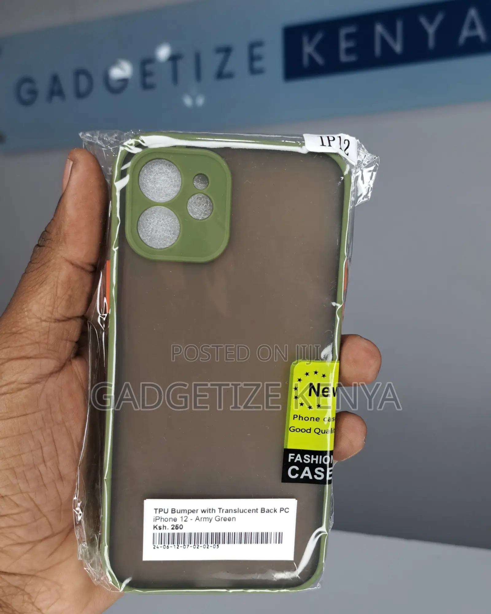 Tpu Bumper With Translucent Back Pc Case for iPhone 12