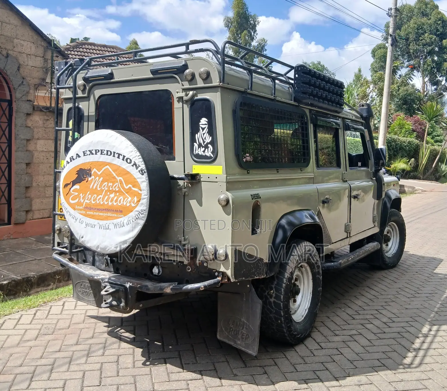 Land Rover Defender Puma 110 2.4 TD 2011 Green