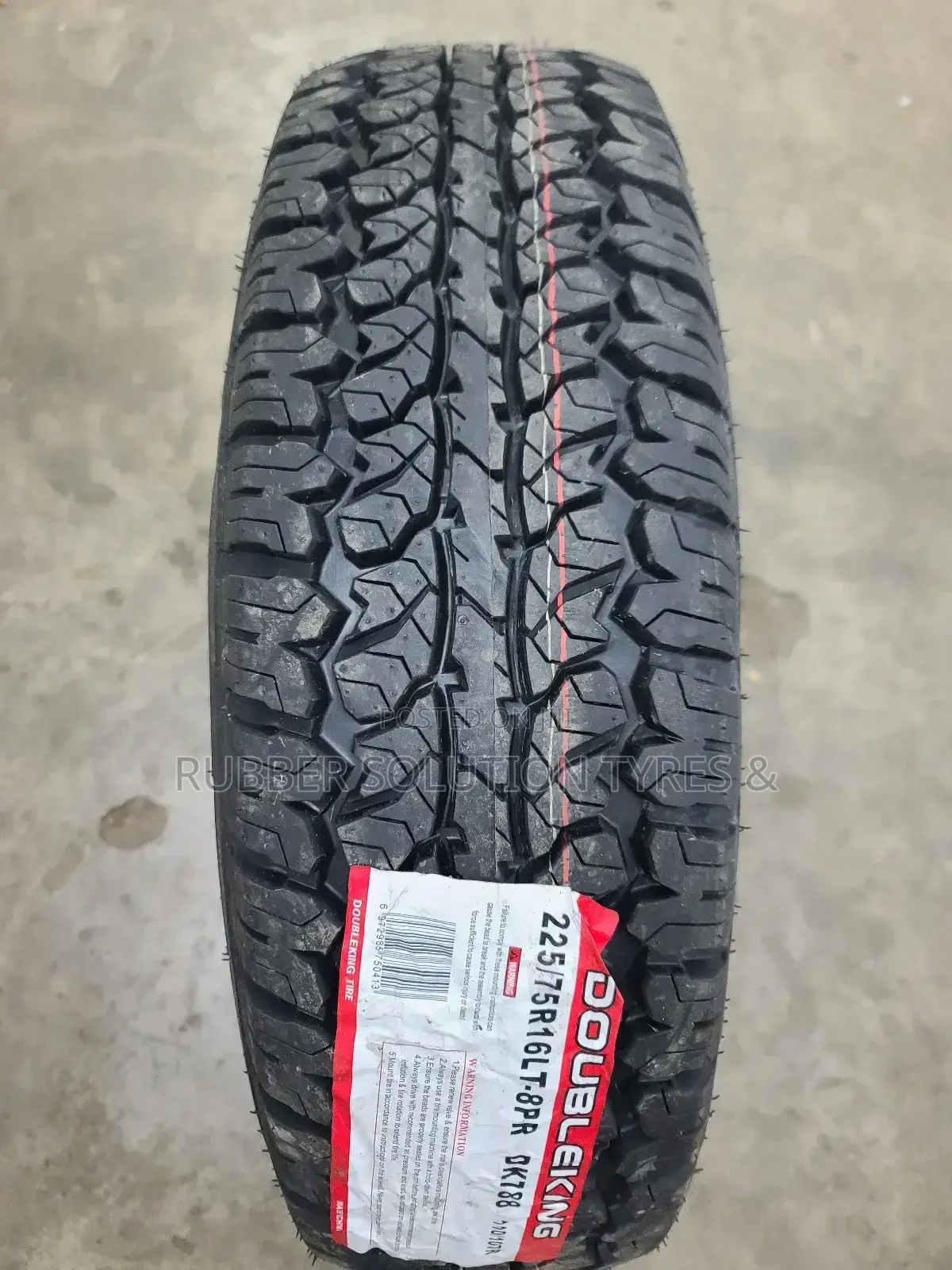 225/75r16 Doubleking Tires L/T 8pr
