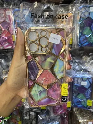 Cubba Diamond Cut Case for iPhone 16 Pro Geometric Marble Design