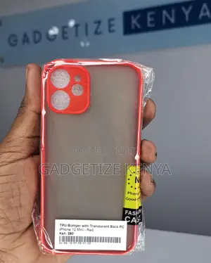 iPhone 12 Mini Tpu Bumper With Translucent Back Pc Case