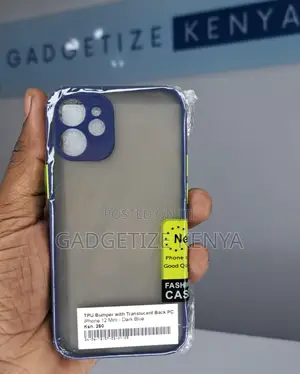 iPhone 12 Mini Tpu Bumper With Translucent Back Pc Case